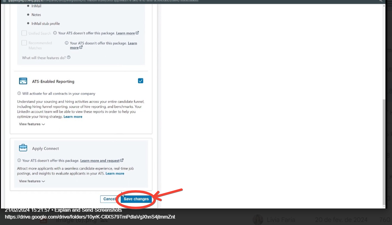 RSC | Tutorial Connecting LinkedIn Recruiter with Gupy through ...