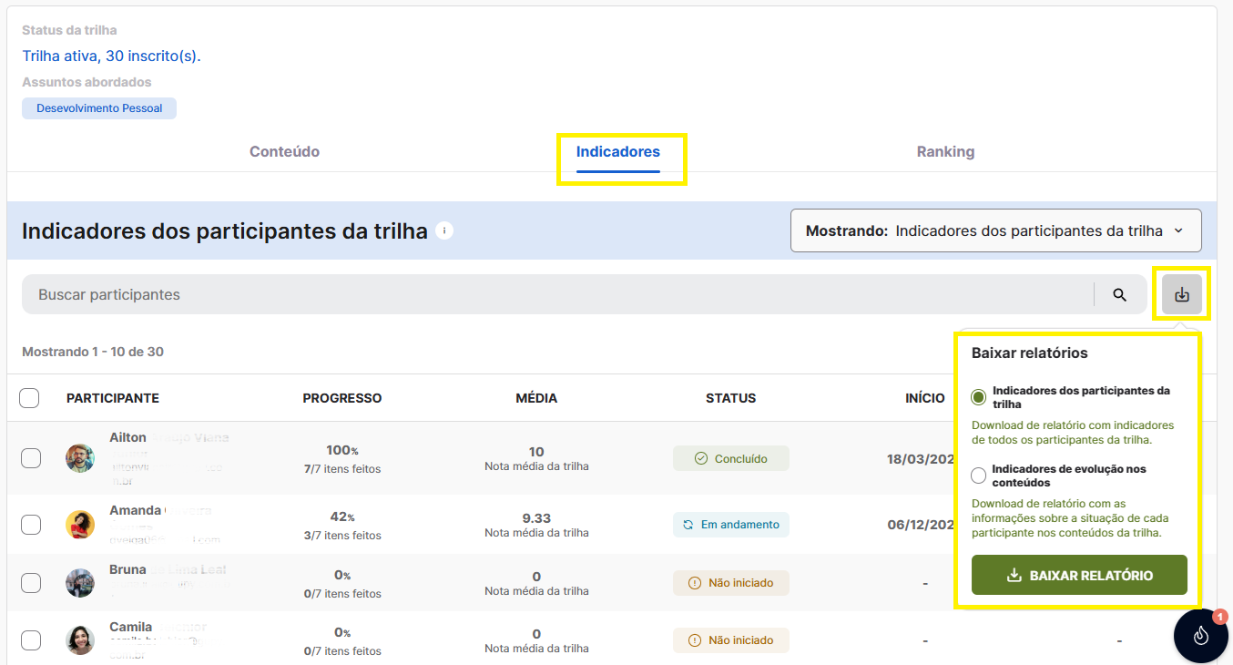 Step by step: Manager and Observer Profiles