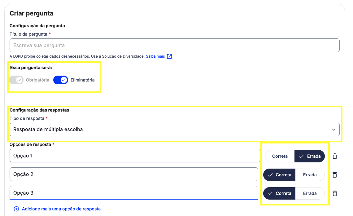 How do I set up Question Forms as a step in the selection process?